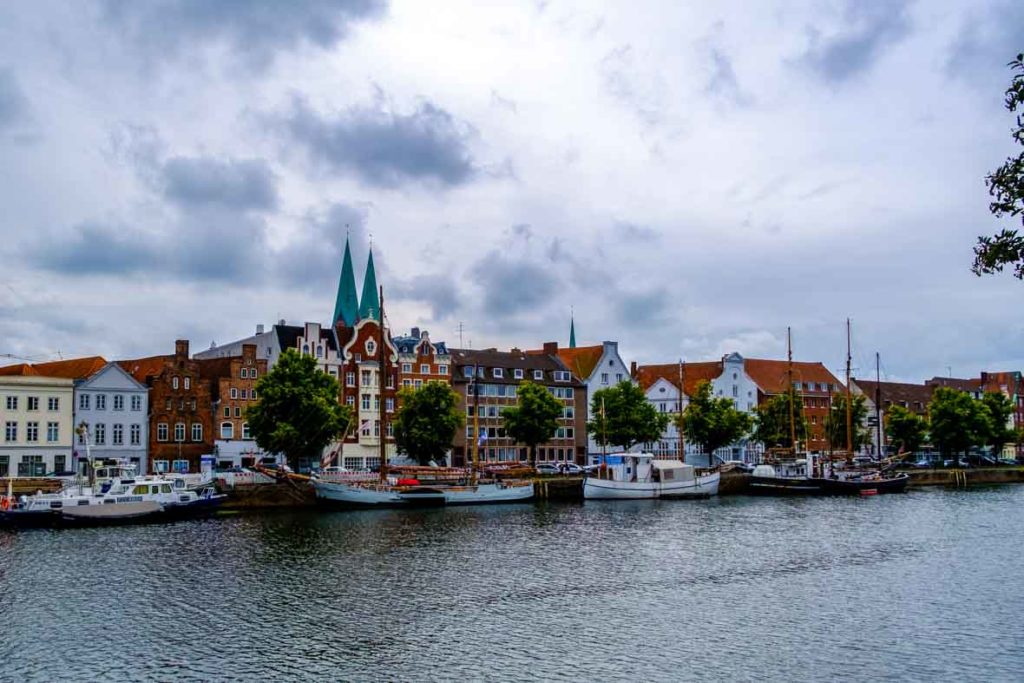 Stadtansicht Lübeck an der Trave
